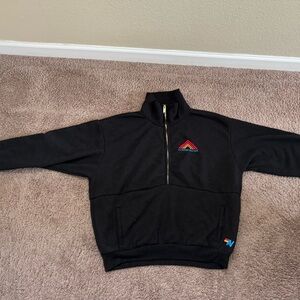 SOLD Aviator Nation Black Half-Zip Sweatshirt